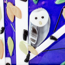 Load image into Gallery viewer, Animals - Framed owl perched in birch forest