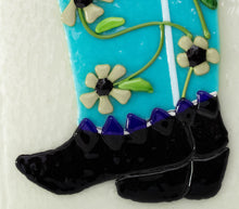 Load image into Gallery viewer, Decorative - Turquoise cowboy boots