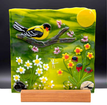 Load image into Gallery viewer, Decorative - Yellow finch on a branch