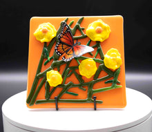 Load image into Gallery viewer, monarch-butterfly-in-yellow-flowers.jpg