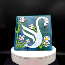 Load image into Gallery viewer, Animals - Swan in a sea of flowers