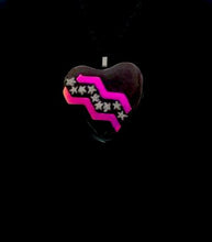 Load image into Gallery viewer, Jewelry - Heart pendant with stars and stripes