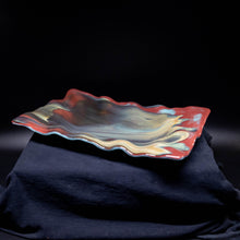 Load image into Gallery viewer, Plate - Asian mountain patterned rectangular platter