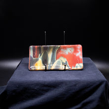 Load image into Gallery viewer, Plate - Asian mountain patterned small rectangular platter