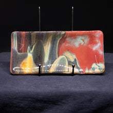 Load image into Gallery viewer, Plate - Asian mountain patterned small rectangular platter