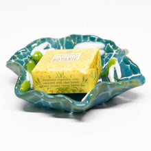 Load image into Gallery viewer, Plate - Turquoise soap dish lily pads