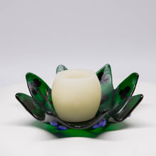 Load image into Gallery viewer, Votive holder - Navy with berries