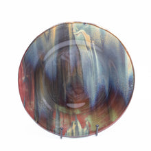 Load image into Gallery viewer, Plate - Petrified wood patterned medium round platter