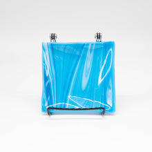 Load image into Gallery viewer, Plate - Sky blue swirl square plate