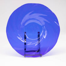 Load image into Gallery viewer, Bowl - Navy blue glass with spiral edge