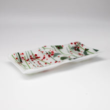 Load image into Gallery viewer, Holiday - Holly Berry double-square dish