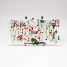 Load image into Gallery viewer, Holiday - Holly Berry double-square dish