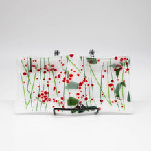 Load image into Gallery viewer, Holiday - Holly Berry double-square dish