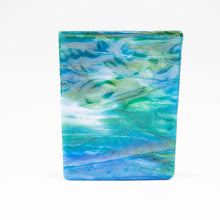 Load image into Gallery viewer, Votive holder - Green and blue tree of life patterned votive
