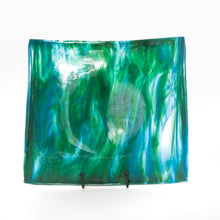Load image into Gallery viewer, Plate - Blue and green Monet-like pattern platter
