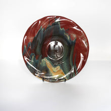 Load image into Gallery viewer, Bowl - Asian mountain pattern bowl with swirl edges