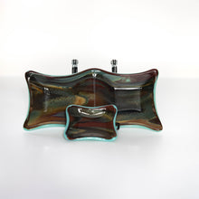 Load image into Gallery viewer, Bowl - Petrified wood pattern double-square dish