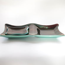 Load image into Gallery viewer, Bowl - Petrified wood pattern double-square dish