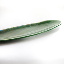 Load image into Gallery viewer, Plate - Green banana leaf oval platter