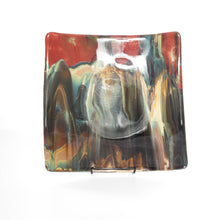 Load image into Gallery viewer, Plate - Asian mountain patterned square platter