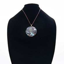 Load image into Gallery viewer, Jewelry - Extra large round pendant with owl