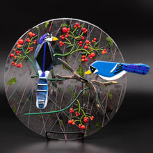 Load image into Gallery viewer, Decorative - Blue jays snacking on a tree branch