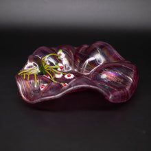 Load image into Gallery viewer, Bowl - Deep rose bowl with ornate edging