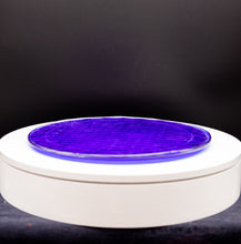 Load image into Gallery viewer, Plate - Dark blue color textured with dots