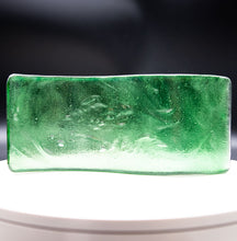 Load image into Gallery viewer, Tile - Green glass wave with koi fish