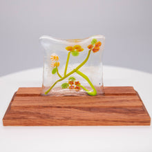 Load image into Gallery viewer, Plate - Clear soap dish with blossoms