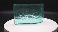 Load and play video in Gallery viewer, Tile - Turquoise glass wave with koi fish

