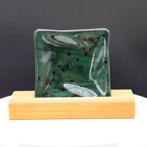 Holiday - Green square dish