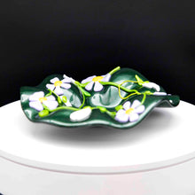 Load image into Gallery viewer, Bowl - Green with spring flowers
