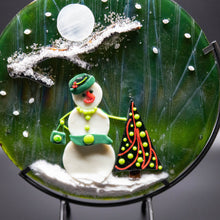 Load image into Gallery viewer, Holiday - Decorative snowman with tree
