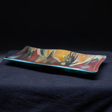 Load image into Gallery viewer, Plate - Asian mountain double bowled dish
