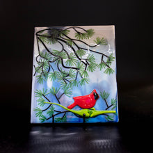 Load image into Gallery viewer, Animal - Cardinal in a pine tree
