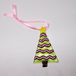 Ornaments - Christmas Tree, Dichroic