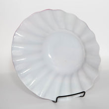 Load image into Gallery viewer, Bowl - Raspberry cream pattern bowl with swirl edge
