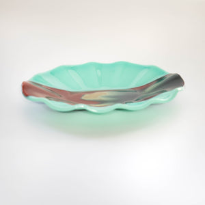 Bowl - Robin's egg blue bowl with stripe