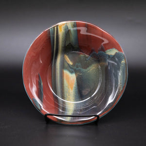 Bowl - Asian mountain patterned bowl
