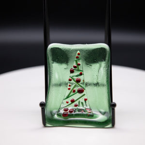 Holiday Dish - Christmas tree adorned soap dish