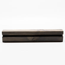 Load image into Gallery viewer, Distressed Black Wooden Stand Image 1
